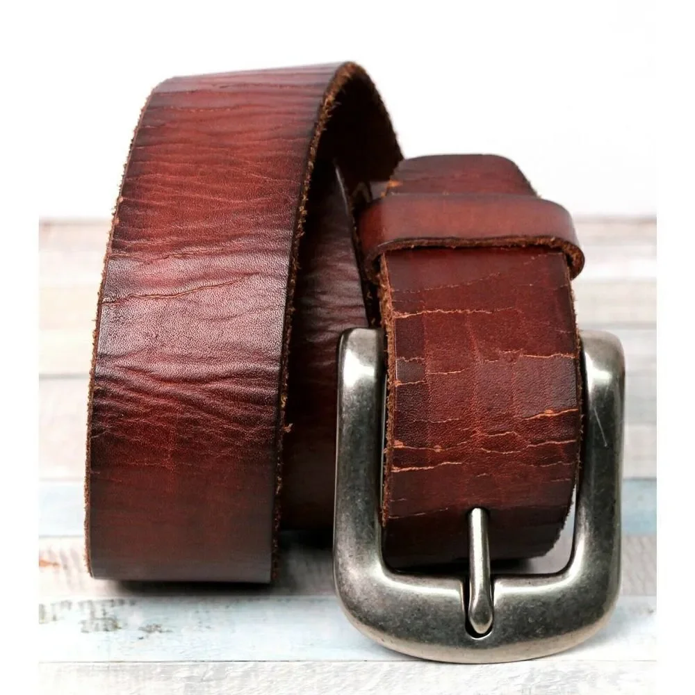 Lucky Brand BROWN GENUINE LEATHER 1 5/8